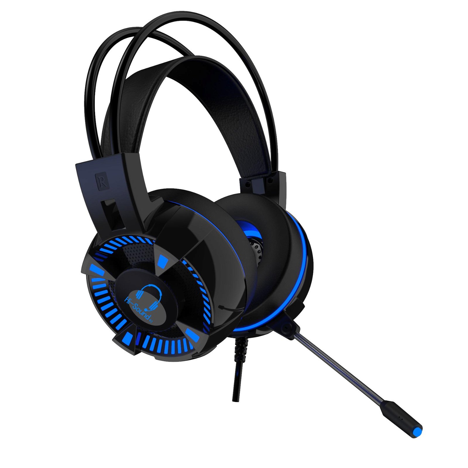 Hi-sound LED Cool Colorful LED Gaming Headset for gamers 3