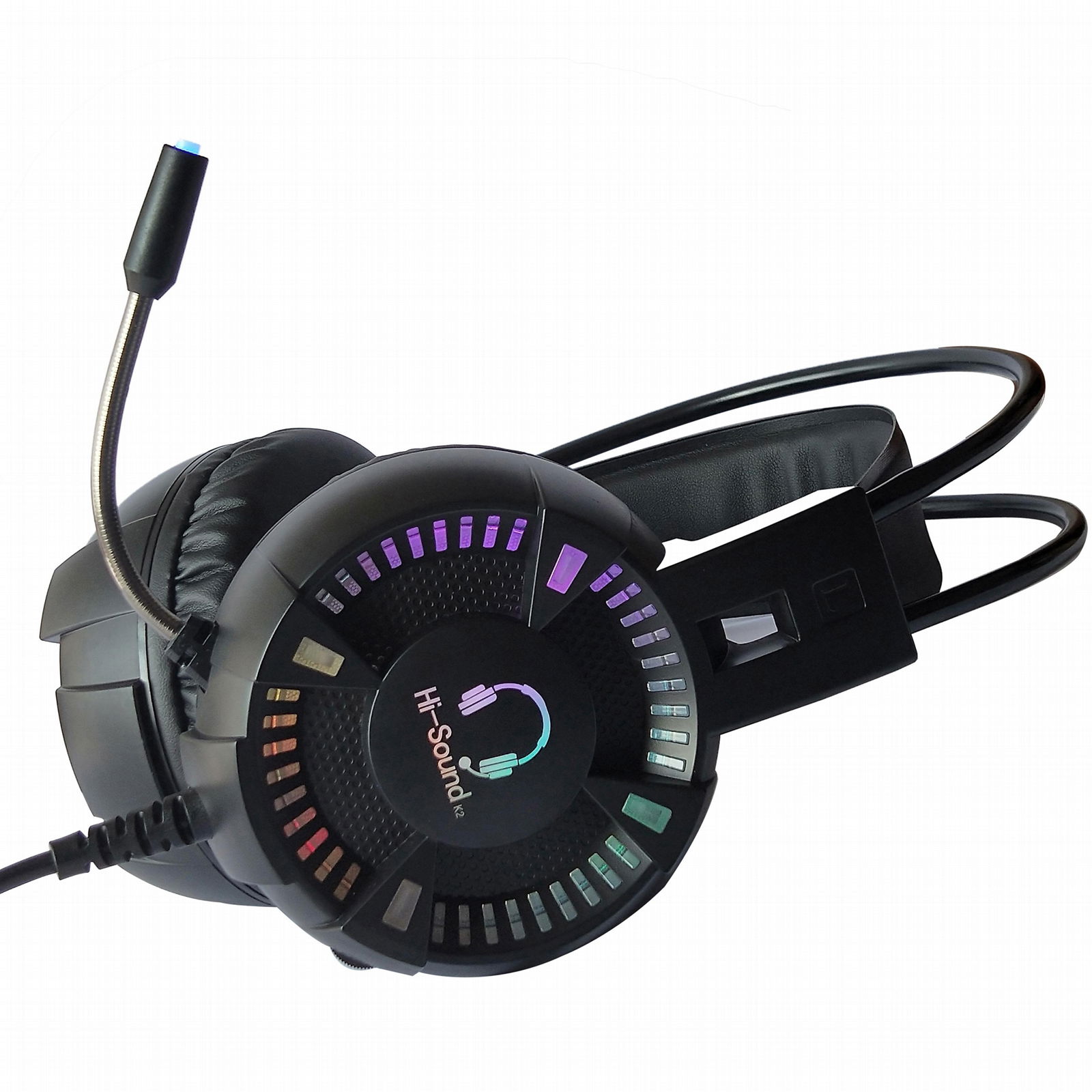 Hi-sound LED Cool Colorful LED Gaming Headset for gamers 5