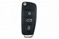 3 button Audi remote control flip key