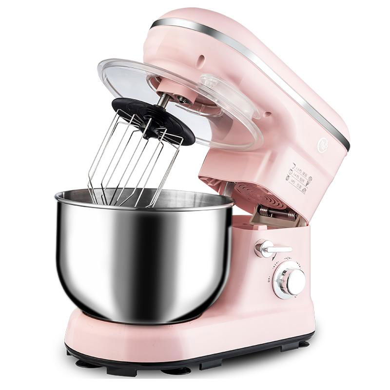 New design electric food stand mixer with rotating bowl 5L kitchen mixer  2