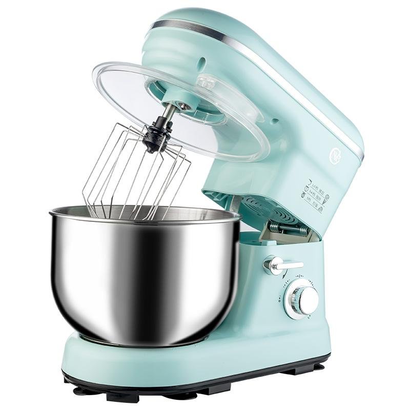 New design electric food stand mixer with rotating bowl 5L kitchen mixer  4