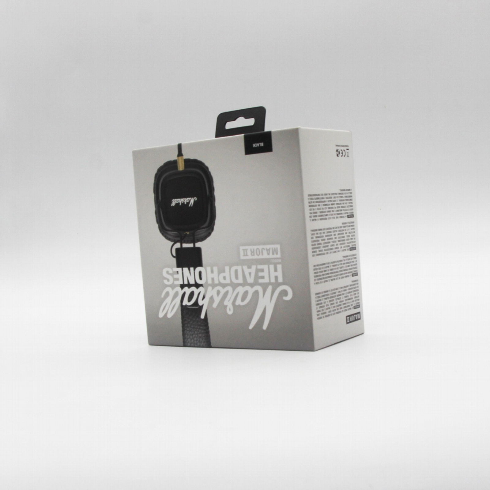 High Quality Headphones Black Paper Packaging Box