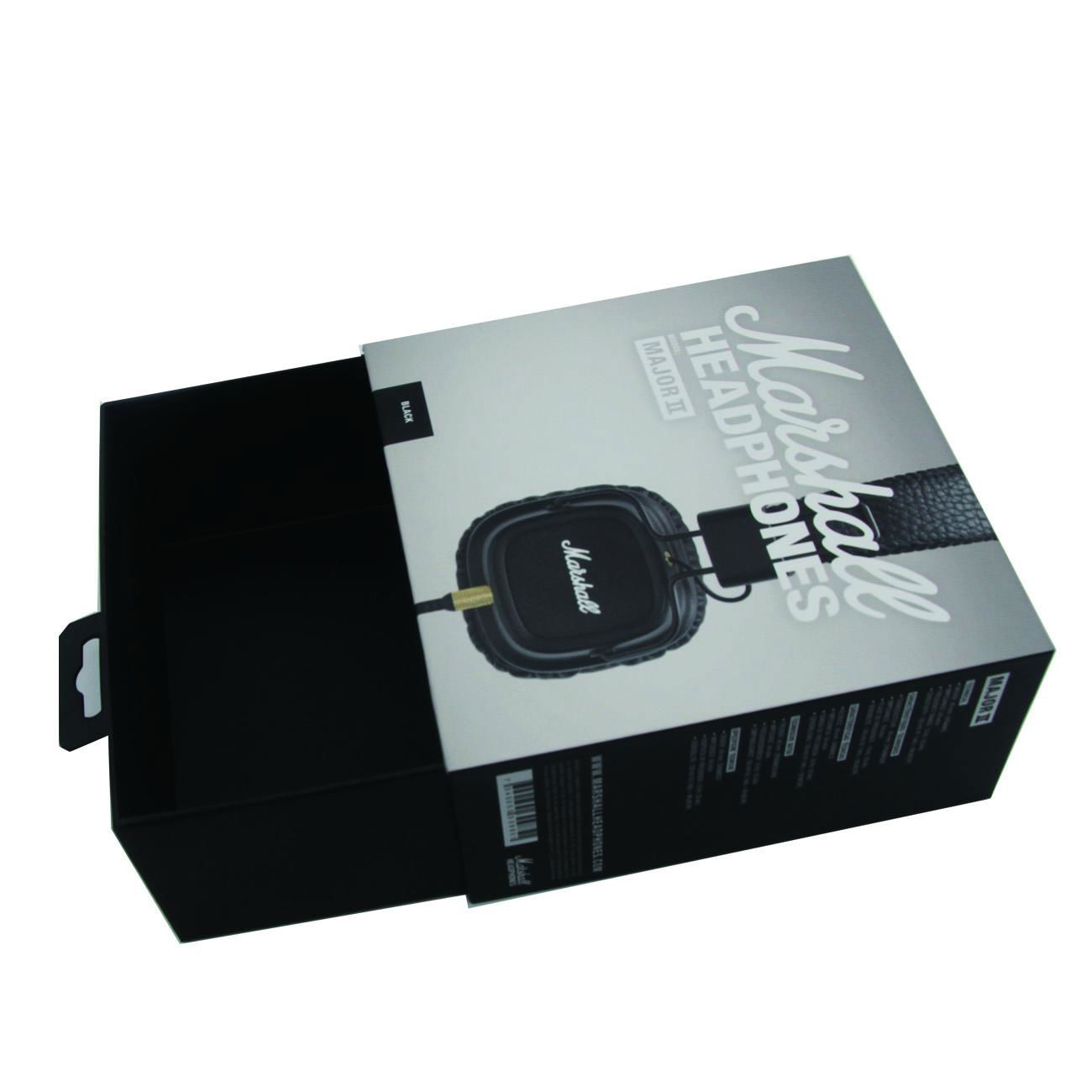 High Quality Headphones Black Paper Packaging Box 5