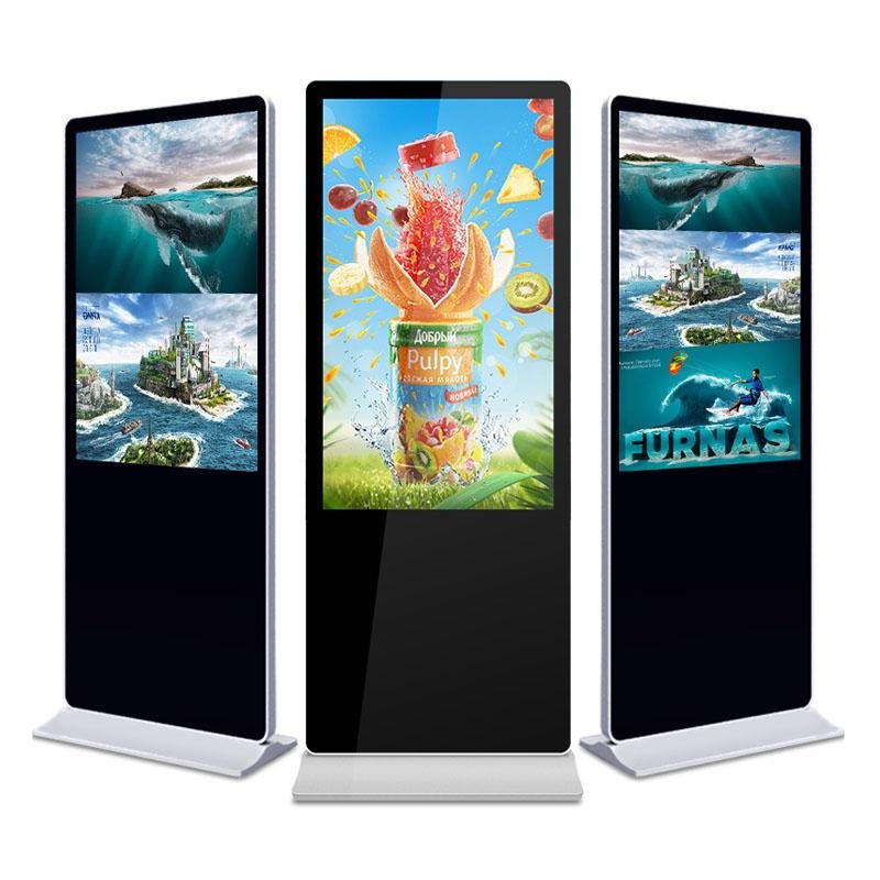 55 Inch Indoor Standalone Non-touch Slim Android 2+8 with wifi digital signage 3