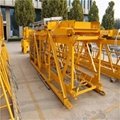 RCT5516-6 Embedded outrigger hammerhead tower crane for construction building