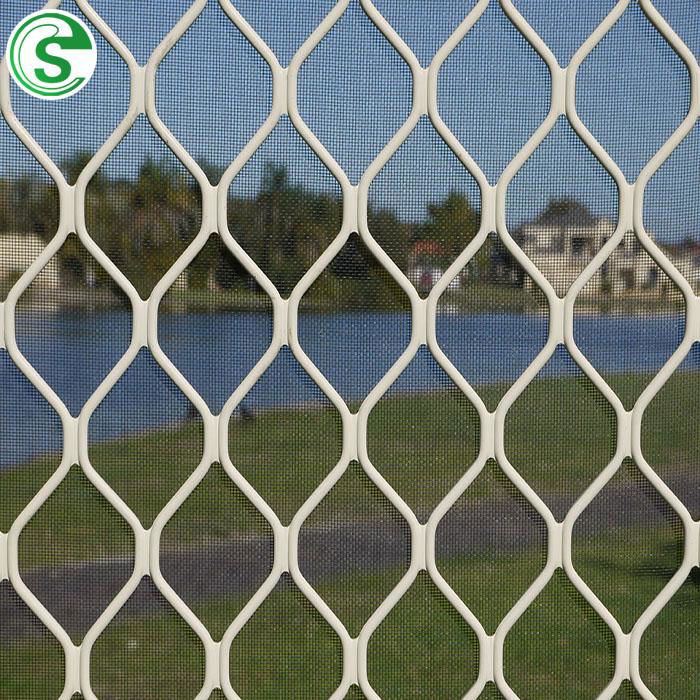 5mm beige amplimesh anti theft aluminum mesh grill 3