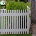 Decorative garden fence cheap white vinyl picket fencing for sale