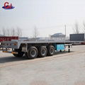 Competitive Price Flatbed Container Trailer with Container Locks 2