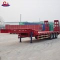 Heavy machinery equipment transporter gooseneck lowbed trailer 2
