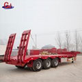 Heavy machinery equipment transporter gooseneck lowbed trailer 5