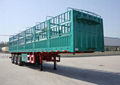 Food Poultry Transportation Stake Fence Semi Trailer