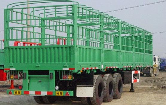 Food Poultry Transportation Stake Fence Semi Trailer 5