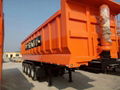 Hydraulic cylinder rear dump trailer 