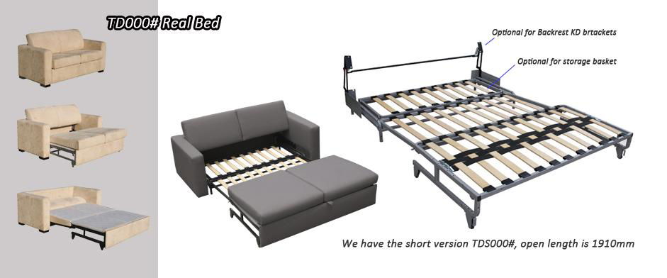 2-Stage Real Bed Sofa Mechanism TD/TDS000# 2