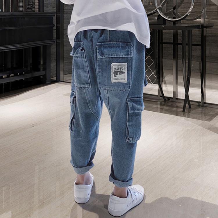 Eco-friendly casual wear boy denim pants Newest style 2