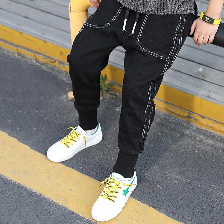 Latest design cheap comfortable fashion boys pants boutique clothing 5