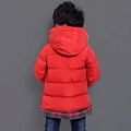 China wholesale OEM service long winter coat for kids baby 4