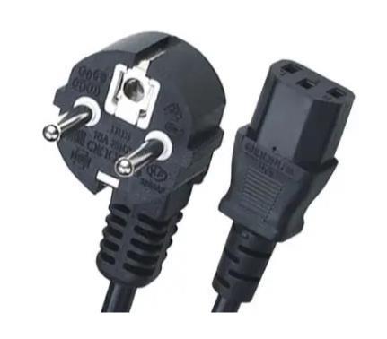 VDE Schuko Power Cord Euro Right Angle Plug  AC Power Cord 3