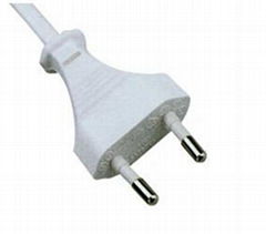 VDE Power Cord EU Plug 2pin 2prong 