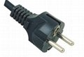 French Plug Insert 2pin 3 Wire Schuko Plug Insert 4