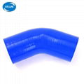 heat resistant 45 degree elbow silicone