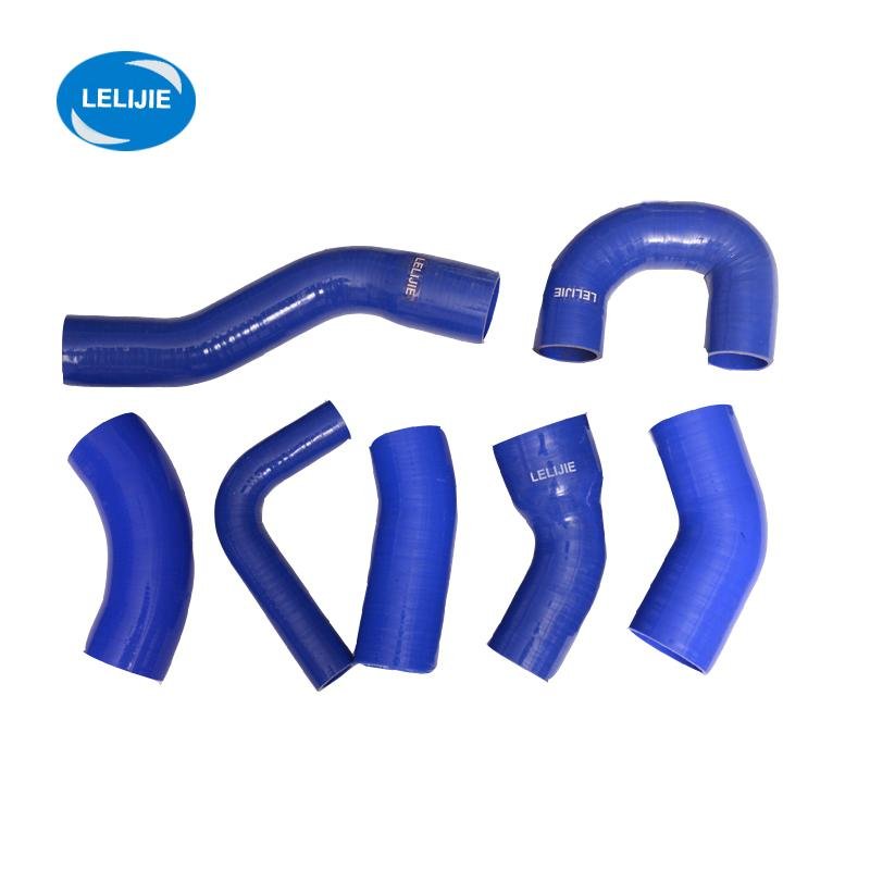 high quality customized shapes silicone rubber radiator hose for cars and trucks 5
