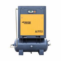 screw air compressor with air tank receiver