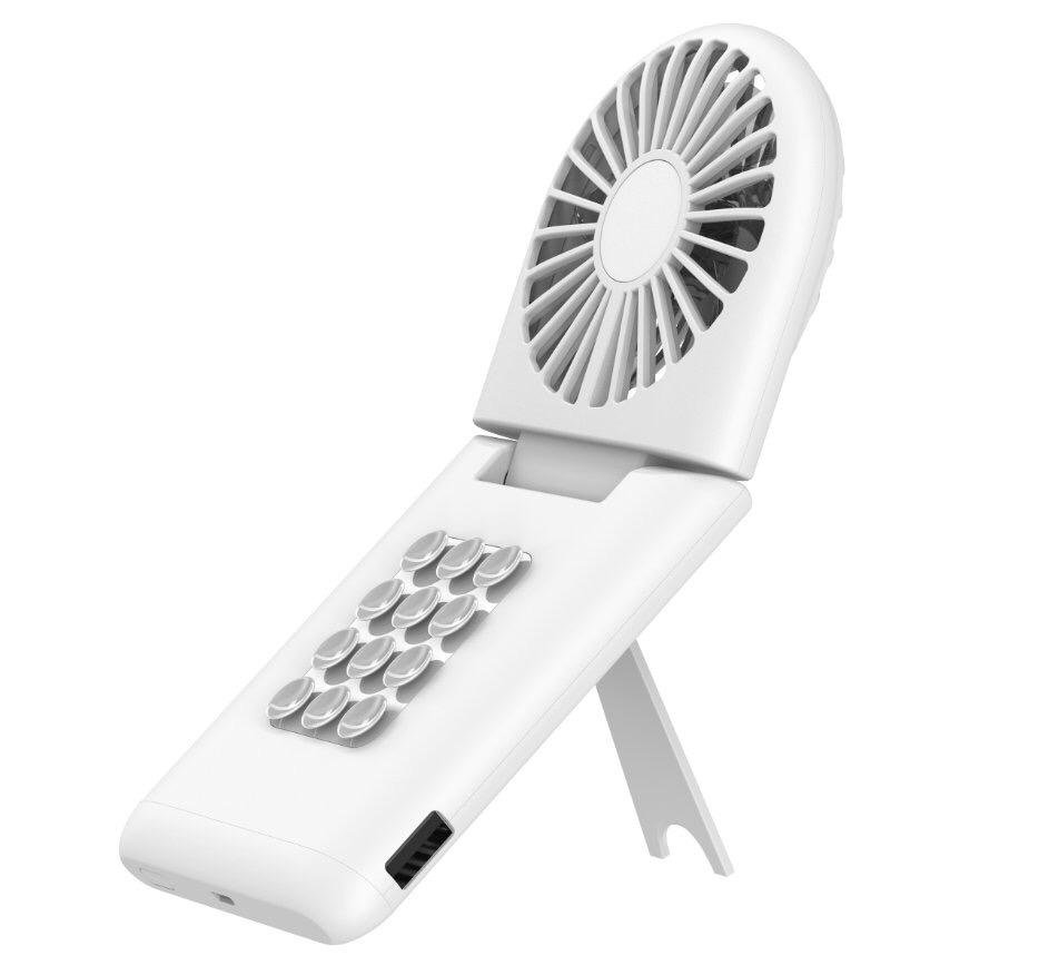 3 in 1 Multifunction Phone Stand Mini Hand Fan with 5000mAh Power Bank 1