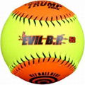 Evil Ball 12" BP 52 Batting Practice Ball .52/300 Softball- Dozen Evil BP 52-DZ 1