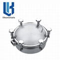 Sanitary Manways, Stainless Steel Flange Manways Cover of Tank 3