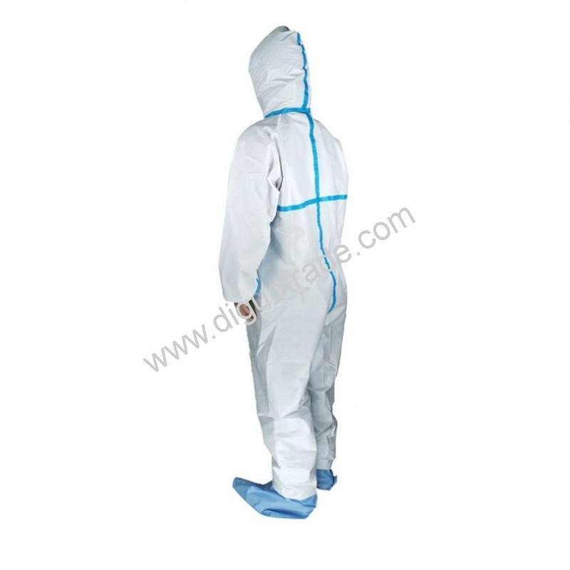 Isolation Gown Protective Coverall Non-woven Isolation Gown  Safety Disposable 