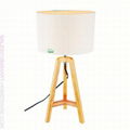 WOODEN TABLE LAMP