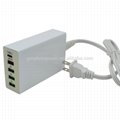 Type-c port with 4 usb port QC3.0 quick charger 3