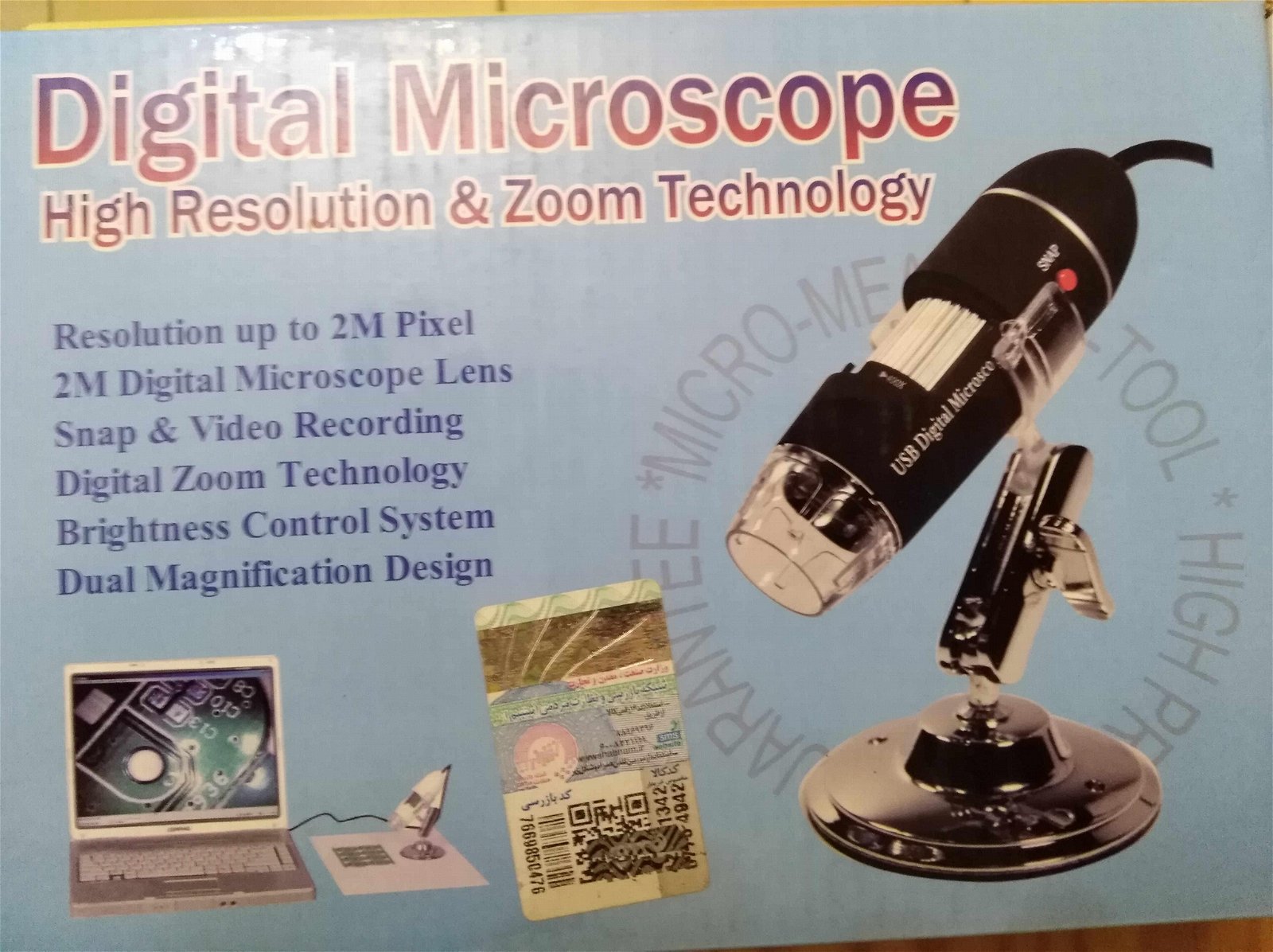 USB digital microscope 400X in stock  3