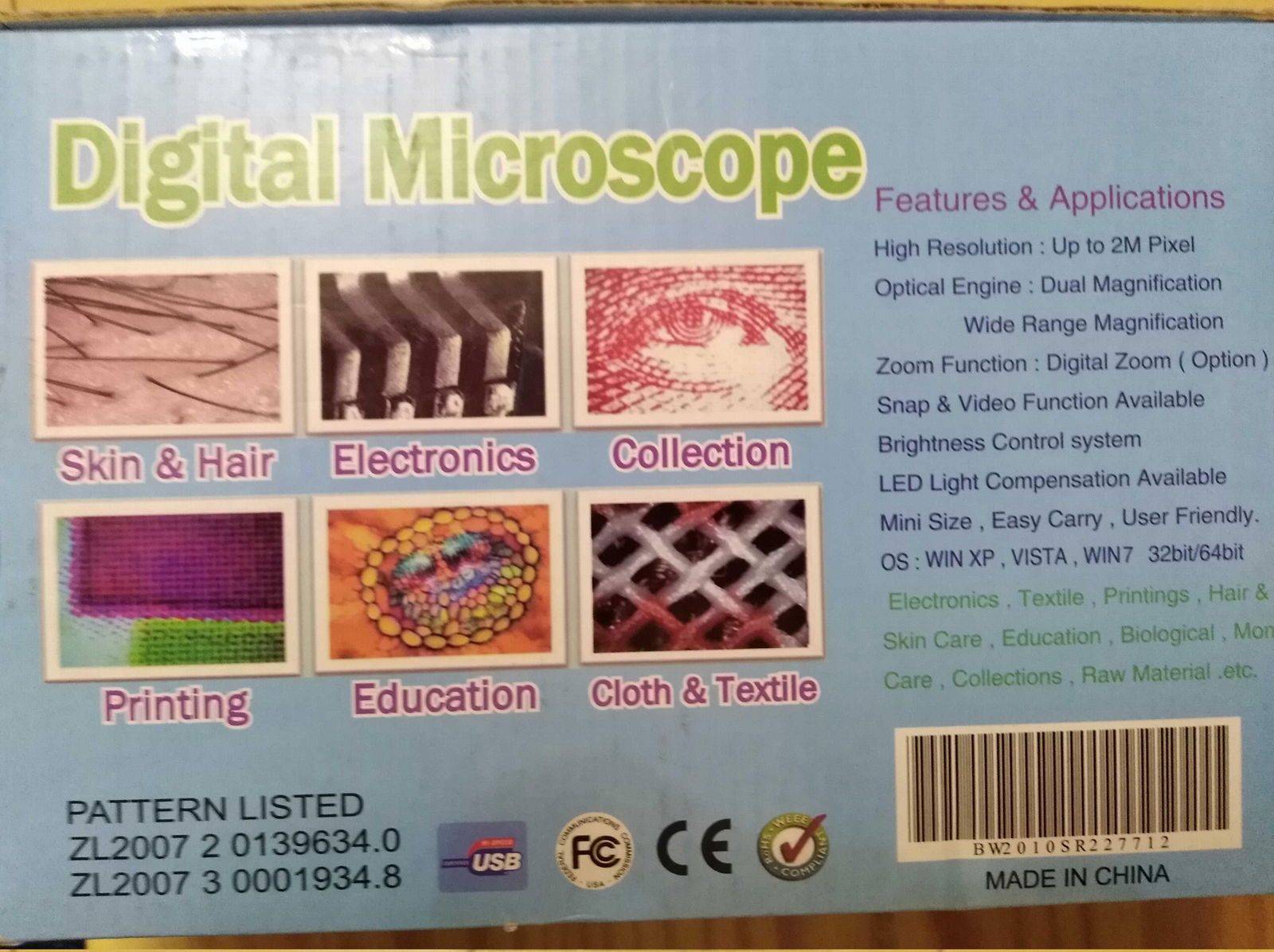 USB digital microscope 400X in stock  4