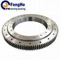 Ball and roller combined slewing bearing 1