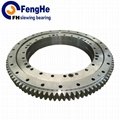 Ball and roller combined slewing bearing 4