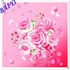 Microfiber bedsheet 3D fabric flower design pattern 100% polyester 4