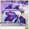 Microfiber bedsheet 3D fabric flower design pattern 100% polyester 5