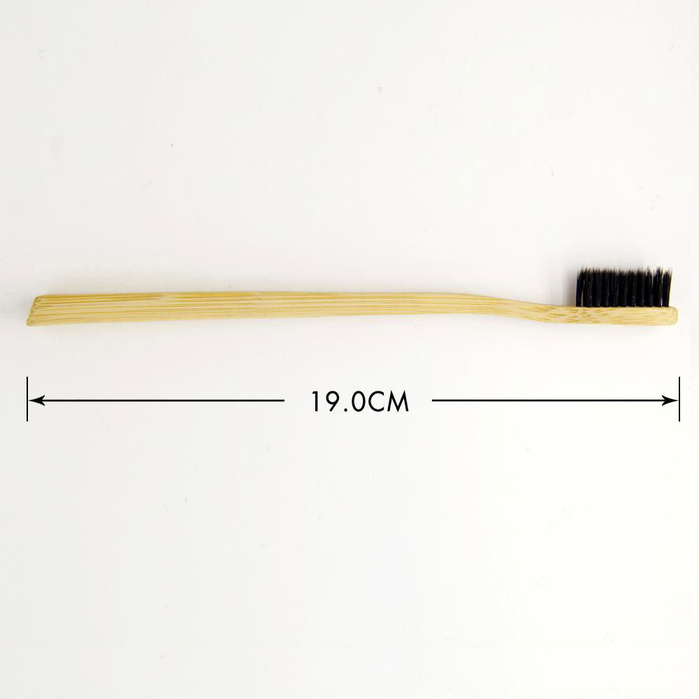 FDA Approved 100% Biodegradable Environmental Charcoal Bamboo Toothbrush 2