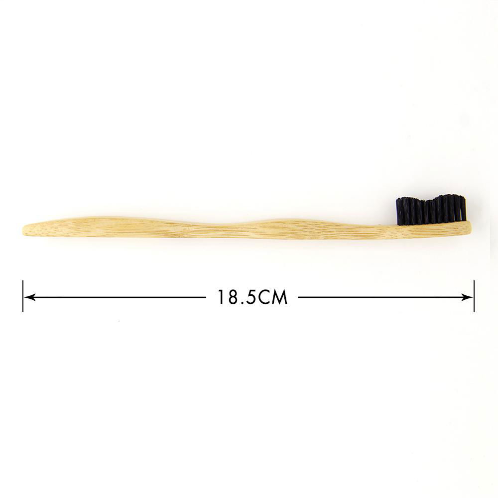 2019 Hot selling cheap nylon bristle wholesale bamboo charcoal toothbrush 2
