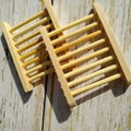 Natural bamboo soap holder