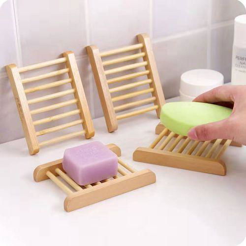 Natural bamboo soap holder 2