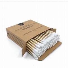 100% biodegradable bamboo cotton buds