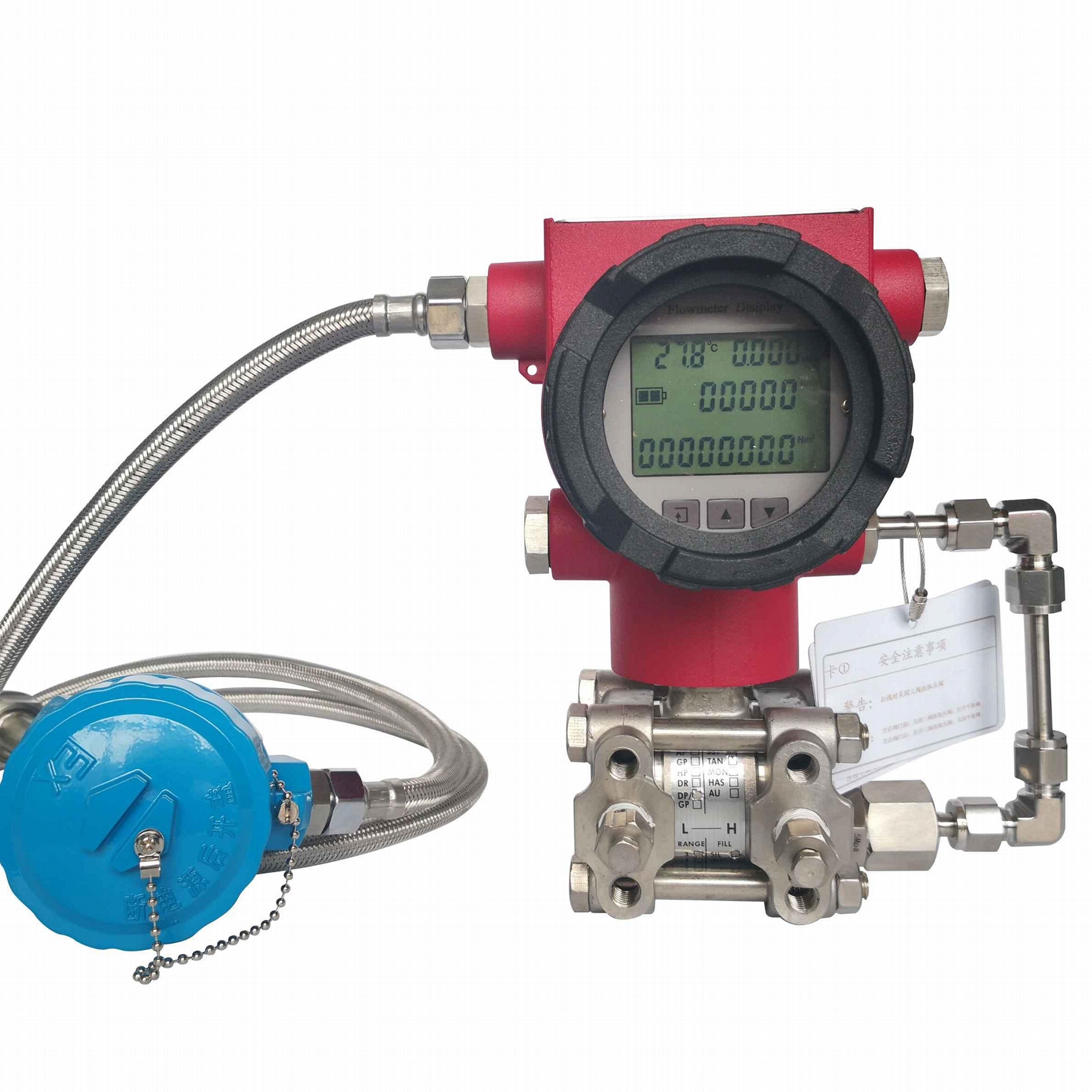 电池供电多参量差压变送器 4