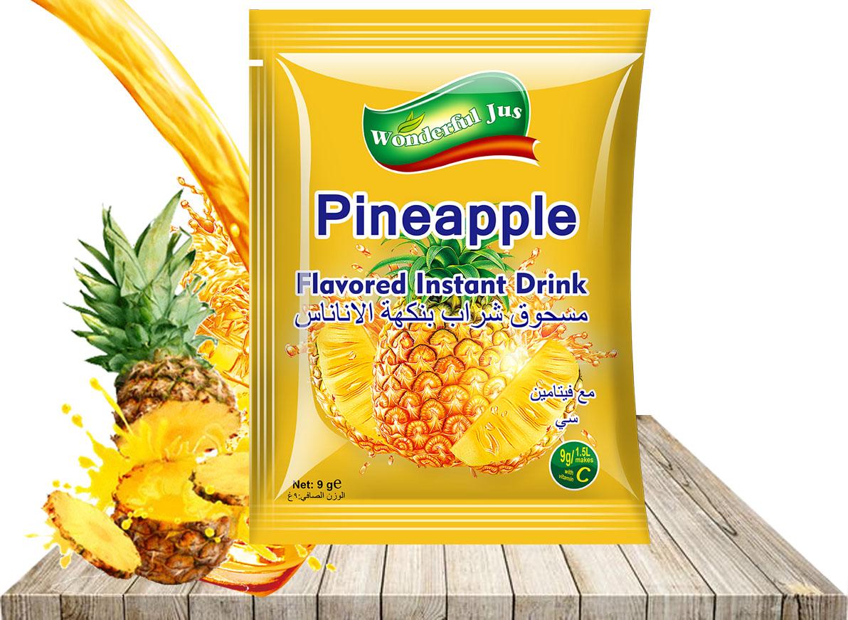 pineapple flavored instant fruit drink juice powder CRYpineapple1