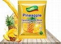 pineapple flavored instant fruit drink juice powder 1