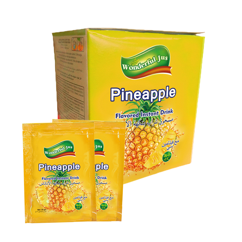 pineapple flavored instant fruit drink juice powder CRYpineapple1