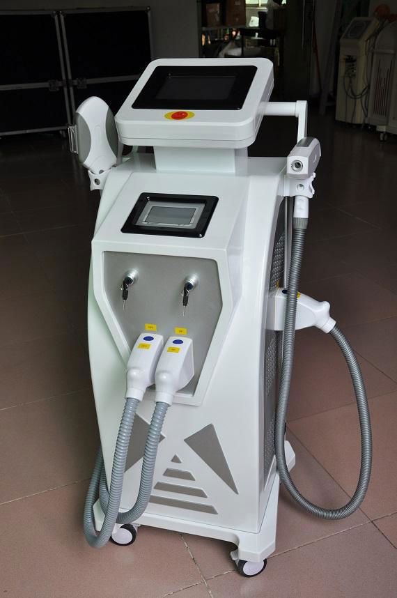 hot sale ipl rf e-light nd yag laser multifunctional machine  4