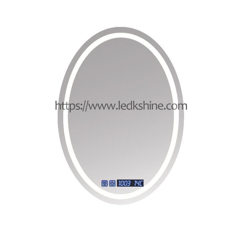 LED Oval bathroom mirror